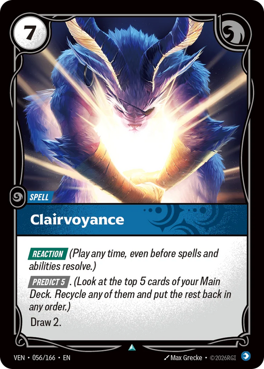 Clairvoyance VEN-056/166 Riftbound Vendetta