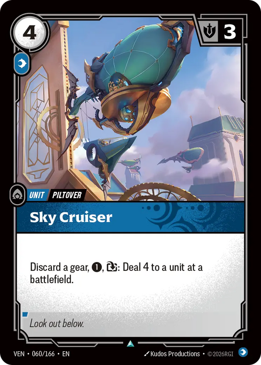 Sky Cruiser VEN-060/166 (Foiled) Riftbound Vendetta