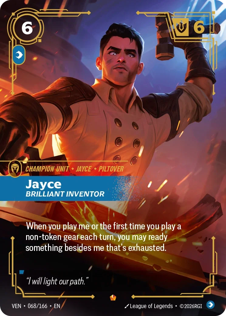 Jayce, Brilliant Inventor VEN-068/166 Riftbound Vendetta