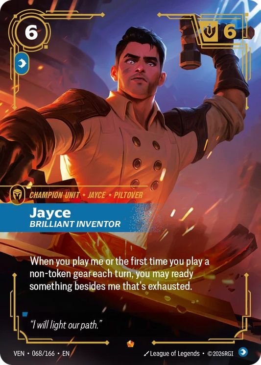 Jayce, Brilliant Inventor VEN-068/166 Riftbound Vendetta