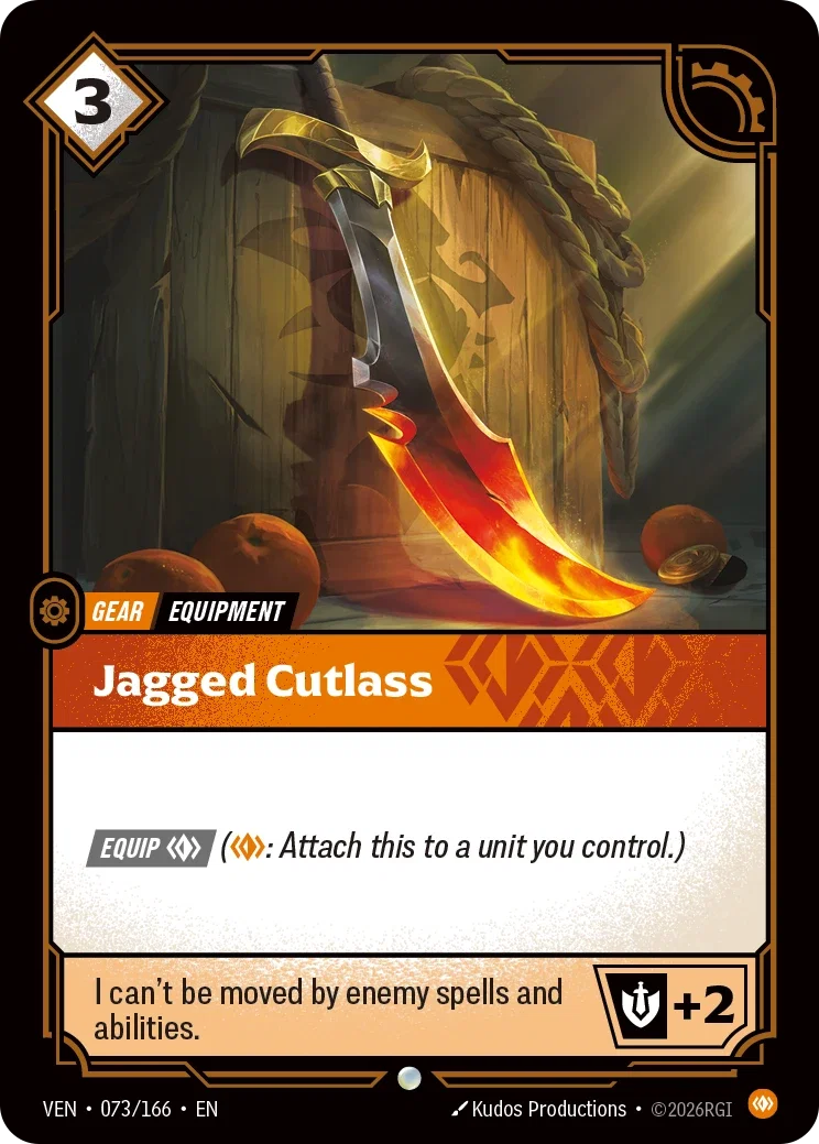 Jagged Cutlass VEN-073/166 Riftbound Vendetta