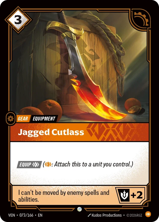 Jagged Cutlass VEN-073/166 Riftbound Vendetta