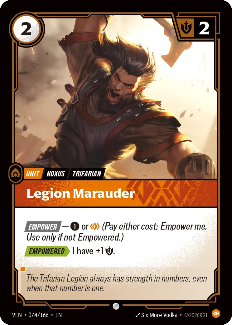 Legion Marauder VEN-074/166 Riftbound Vendetta