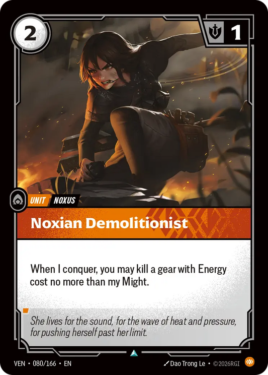 Noxian Demolitionist VEN-080/166 Riftbound Vendetta