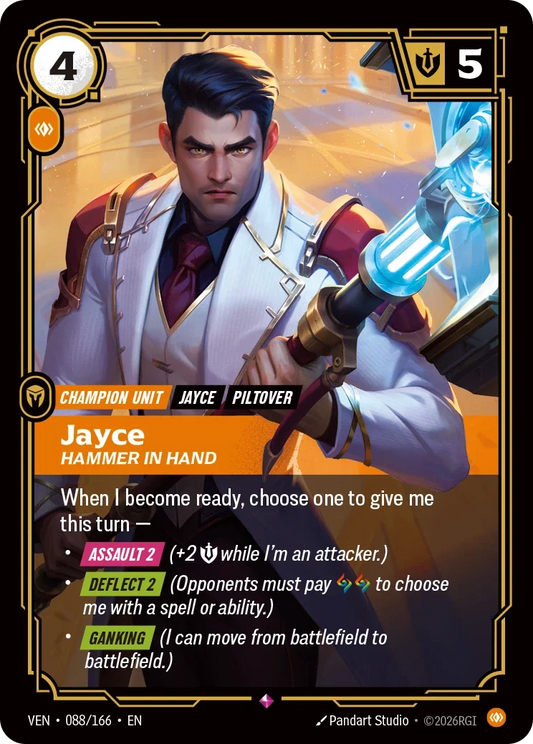 Jayce, Hammer in Hand VEN-088/166 Riftbound Vendetta