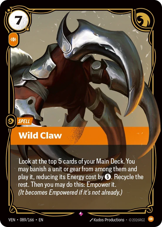 Wild Claw VEN-089/166 Riftbound Vendetta