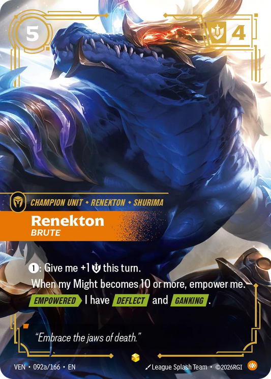 Renekton, Brute VEN-092A/166 Riftbound Vendetta