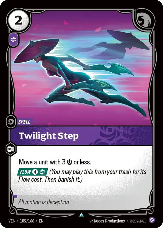 Twilight Step VEN-105/166 (Foiled) Riftbound Vendetta