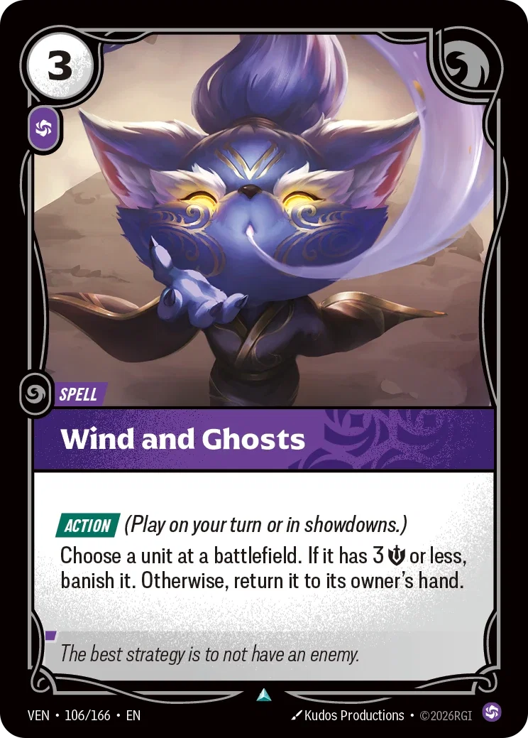 Wind and Ghosts VEN-106/166 (Foiled) Riftbound Vendetta