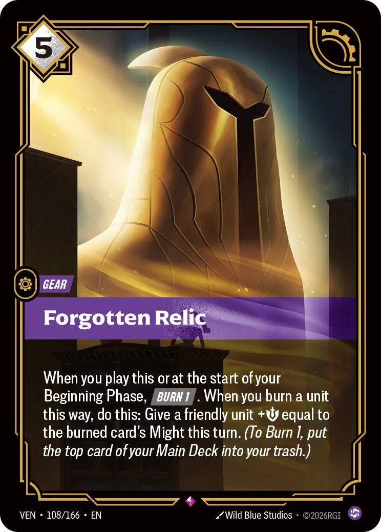 Forgotten Relic VEN-108/166 Riftbound Vendetta