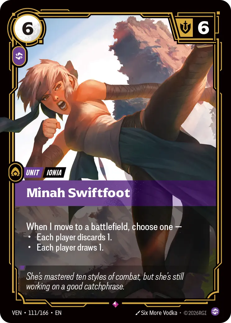 Minah Swiftfoot VEN-111/166 Riftbound Vendetta