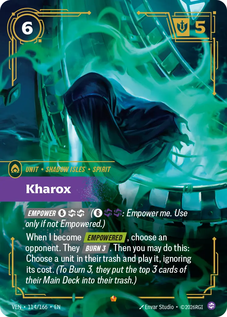 Kharox VEN-114/166 Riftbound Vendetta
