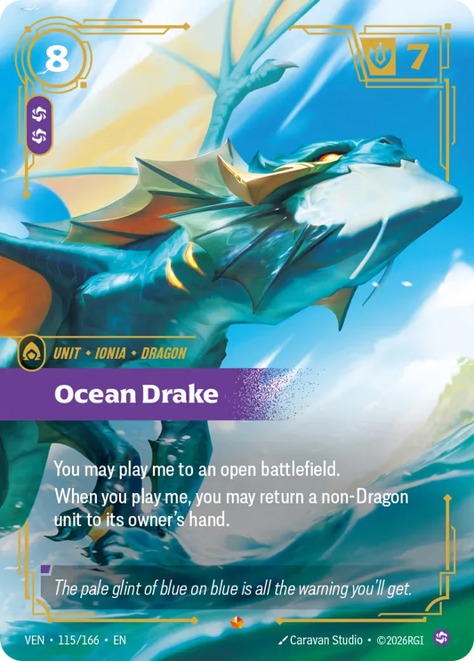 Ocean Drake VEN-115/166 Riftbound Vendetta