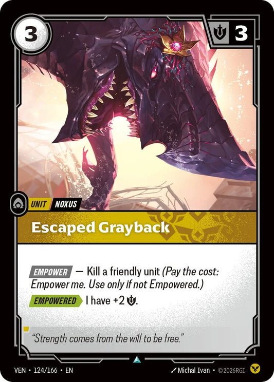 Escaped Grayback VEN-124/166 Riftbound Vendetta