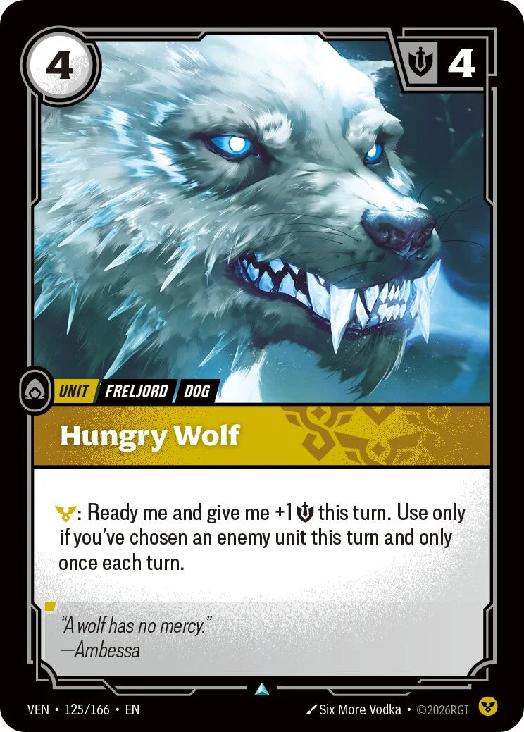 Hungry Wolf VEN-125/166 Riftbound Vendetta