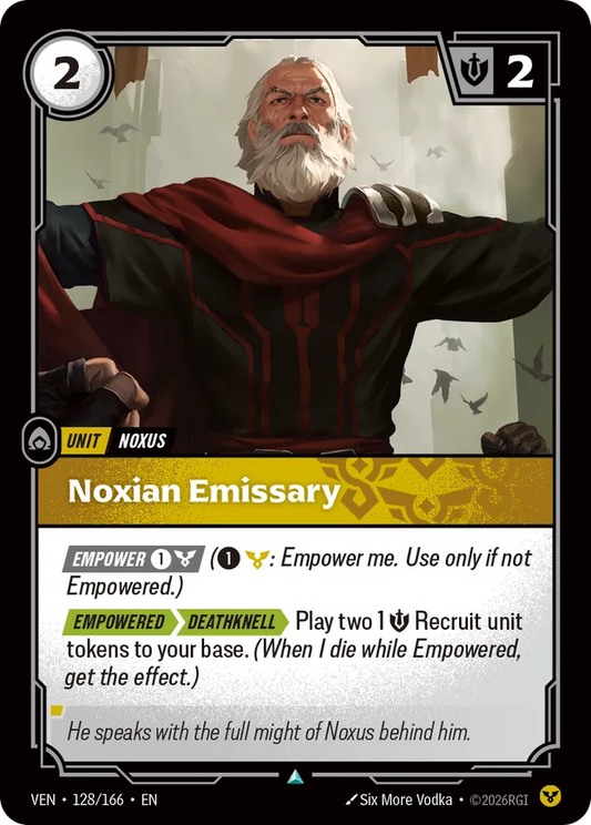Noxian Emissary VEN-128/166 Riftbound Vendetta