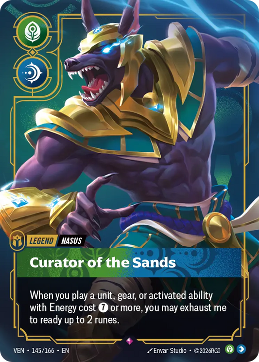 Nasus, Curator of the Sands VEN-145/166 Riftbound Vendetta