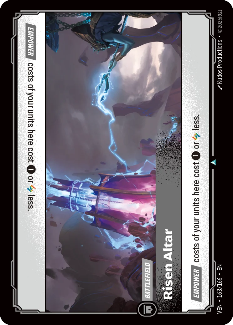 Risen Altar VEN-163/166 (Foiled) Riftbound Vendetta