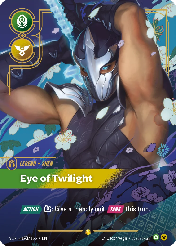 Shen, Eye of Twilight VEN-193/166 Riftbound Vendetta