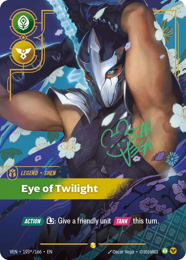 Shen, Eye of Twilight VEN-193*/166 Riftbound Vendetta