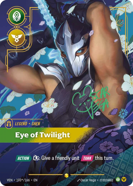 Shen, Eye of Twilight VEN-193*/166 Riftbound Vendetta