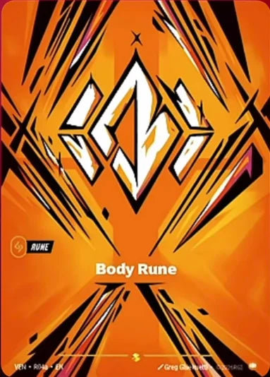 Body Rune VEN-R04A Riftbound Vendetta