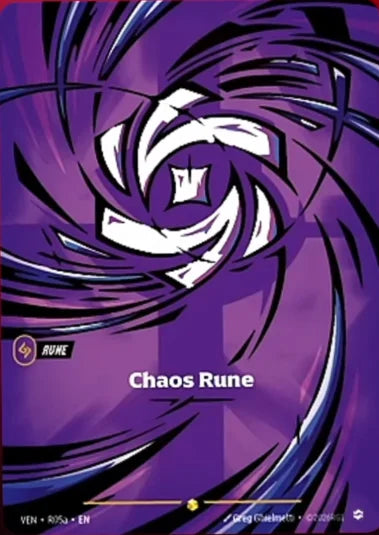 Chaos Rune VEN-R05A Riftbound Vendetta