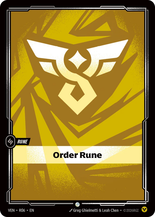 Order Rune VEN-R06 Riftbound Vendetta