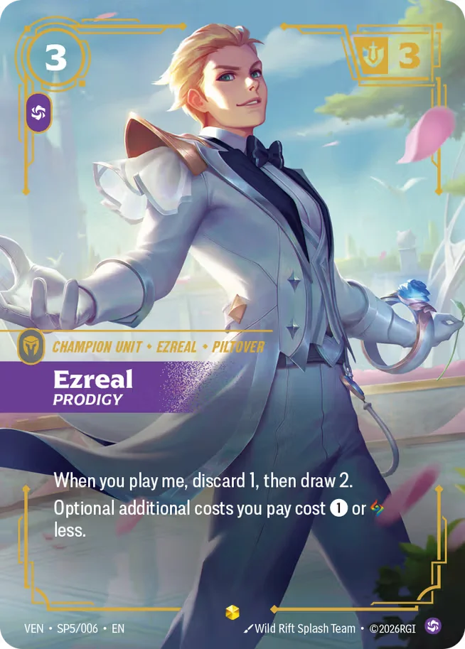 Ezreal, Prodigy VEN-SP5/006 Riftbound Vendetta