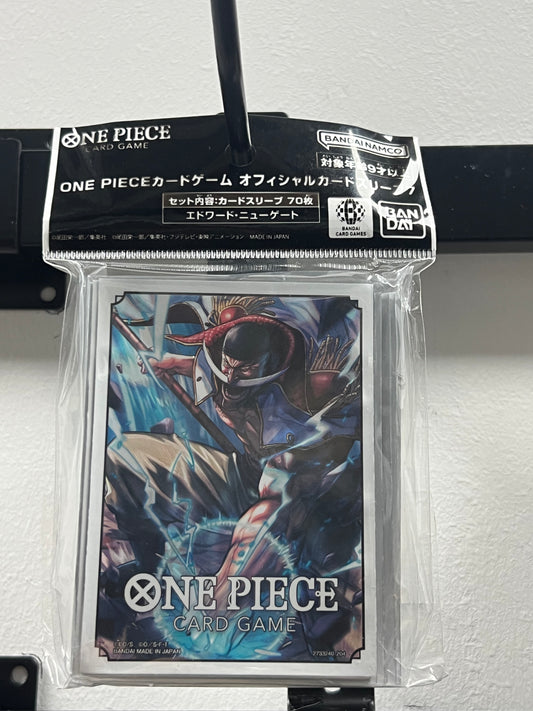 One Piece Official Card Sleeve 7 - Edward.Newgate