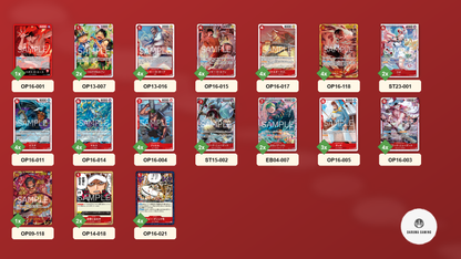 OP16 - Red - Ace Pre-Made Deck (Japanese)
